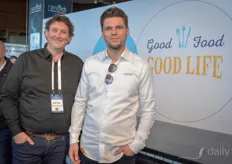 Good food good life! Spotted on the event: Arjan Pauw & Daan van den Boogaard with lighting provider Gavita.
