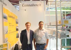 Straight from Germany, Benjamin Beachus and Dennis Jipp with Cannabench