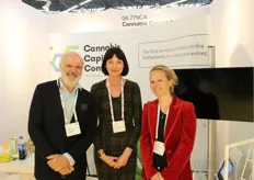 Cannabis Capital Convention; from the left: Michael Kraland, Sabrine van Es and Femke Kettenis