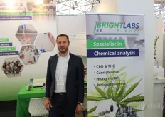 Brightlabs offers testing for medical cannabis flower, a very important aspect to address for the medical cannabis industry. Bart Jansen was at the company's booth
