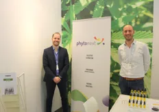 Eral Osmanoglu and Jurien Koster with Phytonext. Jurien was also the moderator for the different talks held in the Medicinal Cannabis Pavillion
