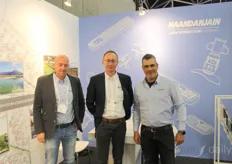Naandanjain is a company that offers many solutions and services to both the horticulture and the cannabis industry. From the left: Arjan van der Berg, Anthony Seches and Maoz Aviv