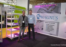 Zuri Humblet & Sandro van Kouteren with Magnus, showing the many ways you can go with LED lights.
