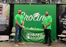 The Hanna crew at the Hanna Instruments booth 